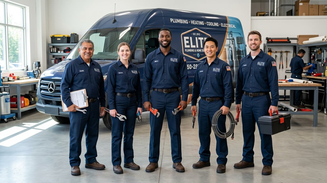 Plumbing team